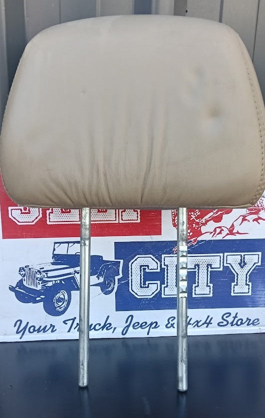 Head Rest Rear Tan Right or Left Jeep XJ Cherokee
