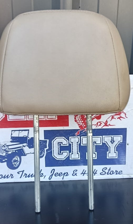 Head Rest Rear Tan Right or Left Jeep XJ Cherokee
