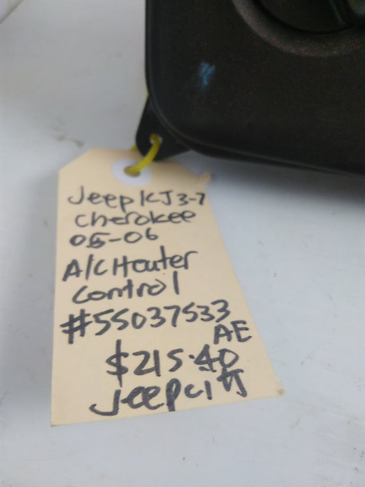 A/C Heater Control Jeep KJ Cherokee 3.7L 55037533AE