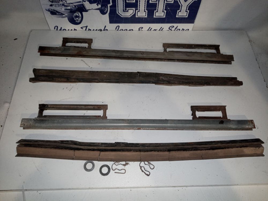 Glass Window Channels Willys Pick up 1946-1963