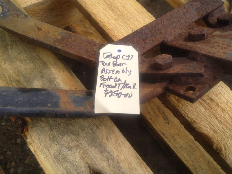 Tow Bar Assembly Jeep CJ7 Bolt on Fixed Tball