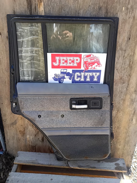 Door Left Rear Jeep XJ Cherokee with Glass