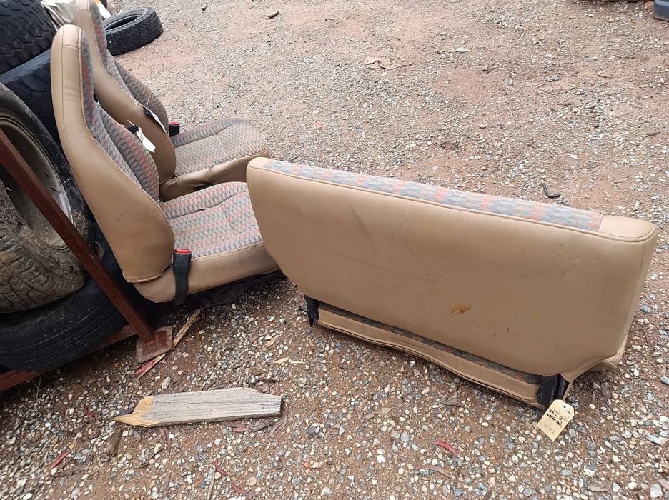 Seats Jeep TJ Full set Front and Rear Tan