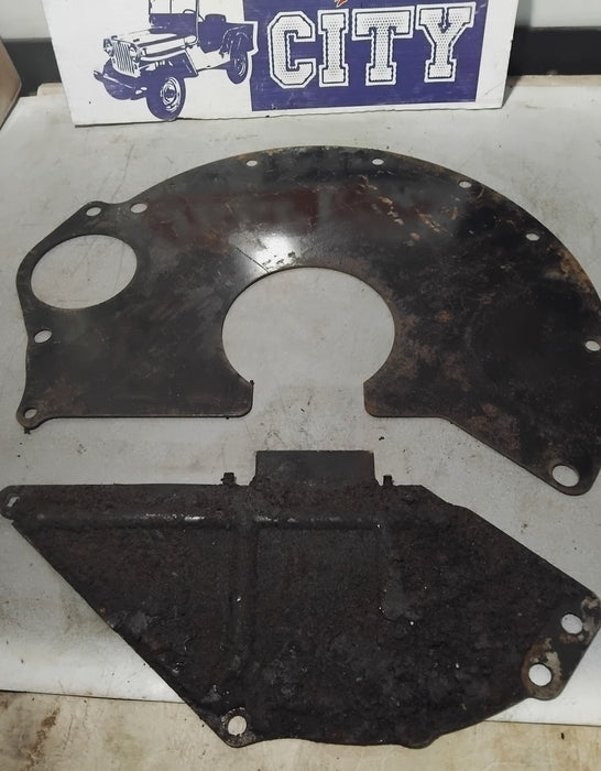 Dust Plate & Inspection Cover Transmission to Engine AMC 360 401