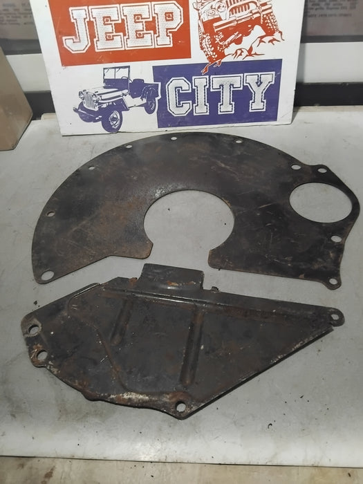 Dust Plate & Inspection Cover Transmission to Engine AMC 360 401