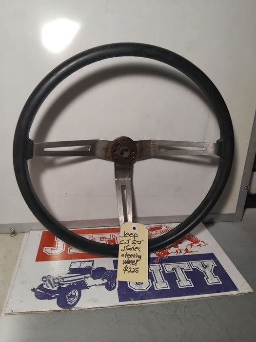 Steering Wheel Jeep CJ Original 3 Spoke Black