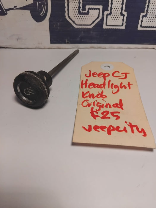 Headlight Switch Knob Jeep CJ SJ Original