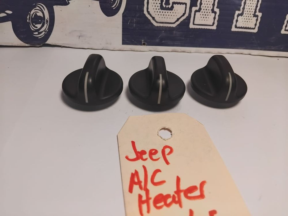 A/C Heater control Knobs Jeep TJ Wrangler  05011218AC