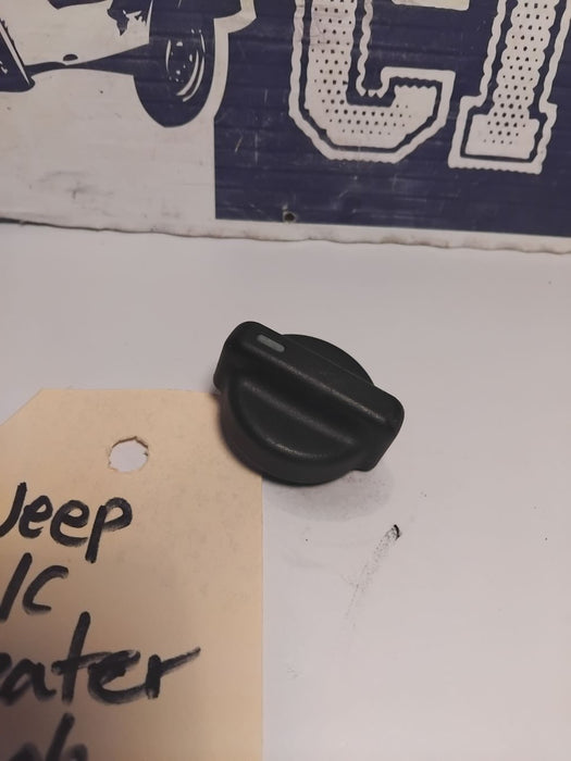 A/C Heater control Knob Jeep thicker Base