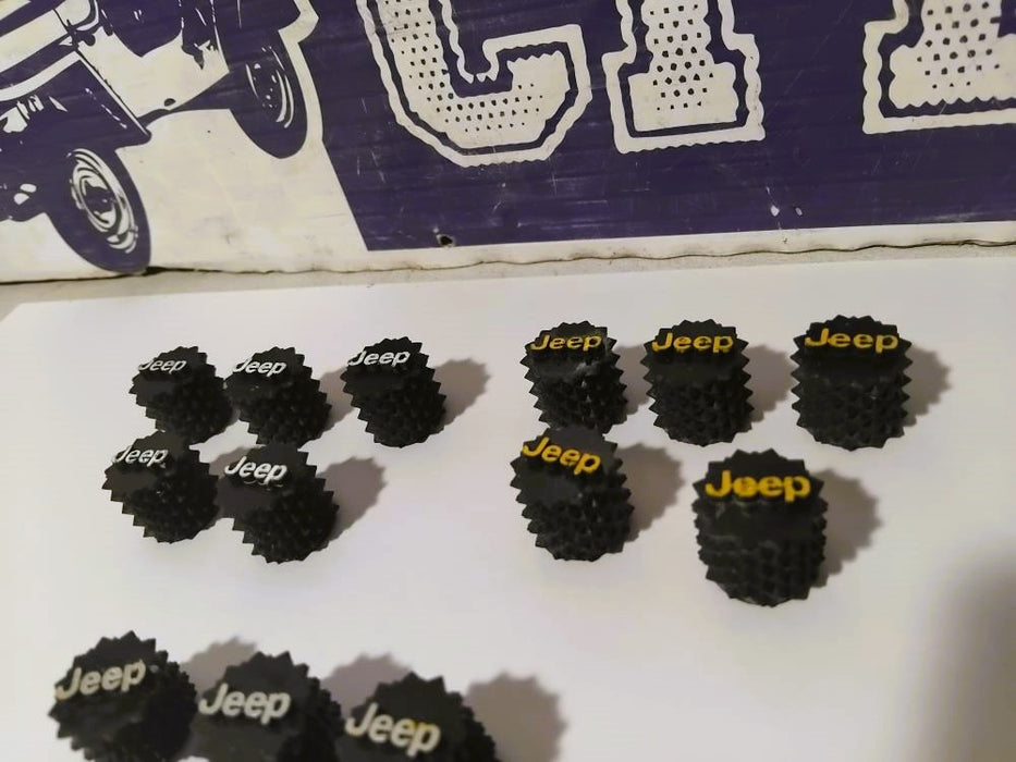 Valve Caps with Grip Jeeps Tyres Offroad Mud Custom Made