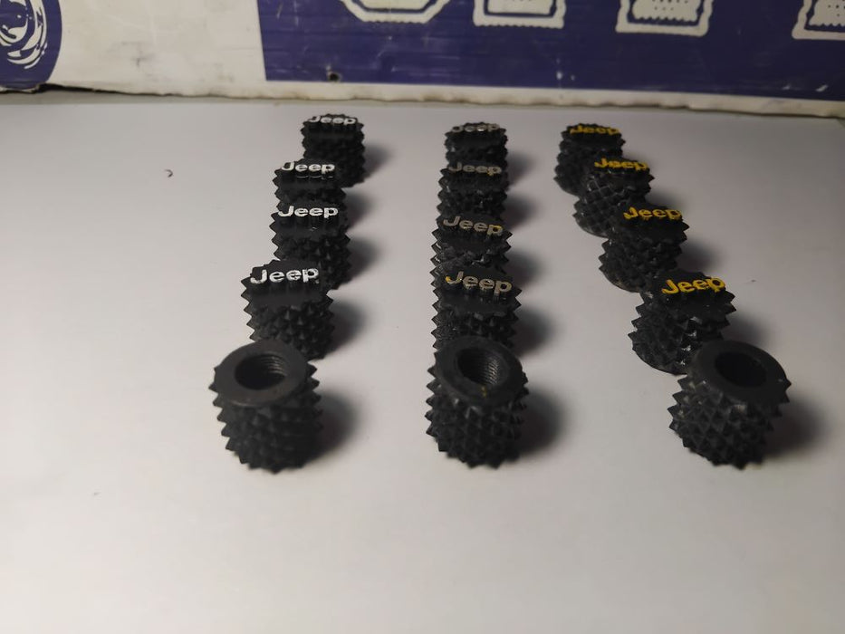 Valve Caps with Grip Jeeps Tyres Offroad Mud Custom Made