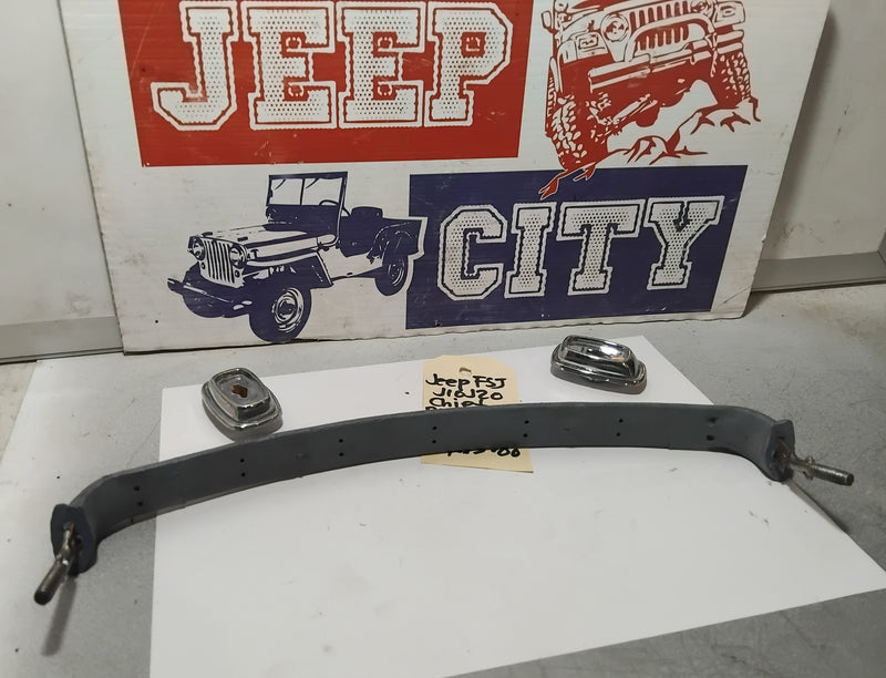 Dash Grab Bar in Blue Jeep SJ Cherokee J Series
