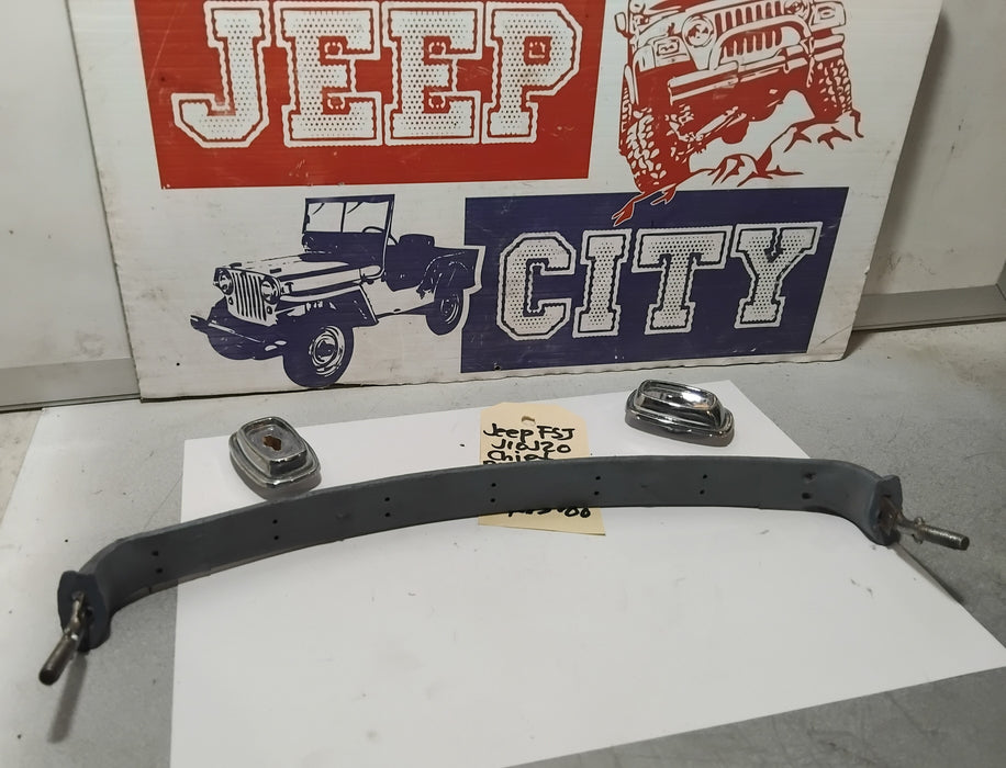 Dash Grab Bar in Blue Jeep SJ Cherokee J Series