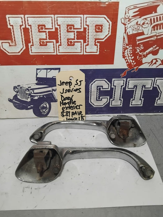 Door Handles External Jeep SJ & J Series Pair