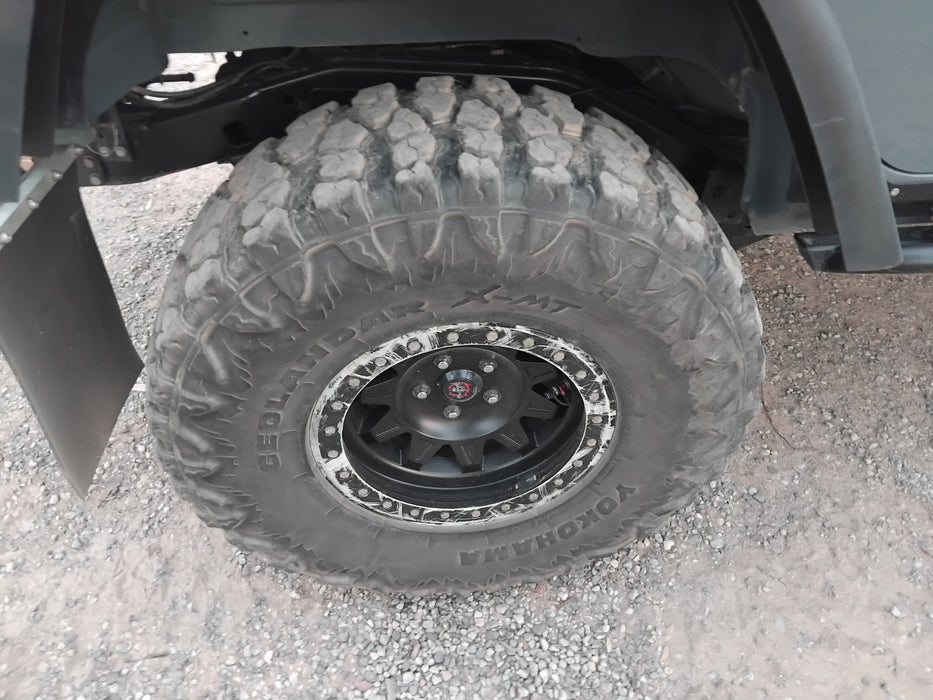 Tyre & Wheel Rock Crawling Jeep JK Package Set of 5  x 37" & Beadlocks 75%