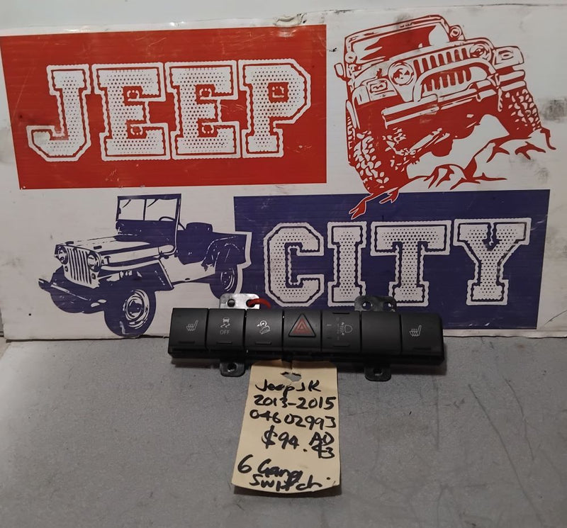Switch 6 Gang Jeep JK Wrangler 04602993AD