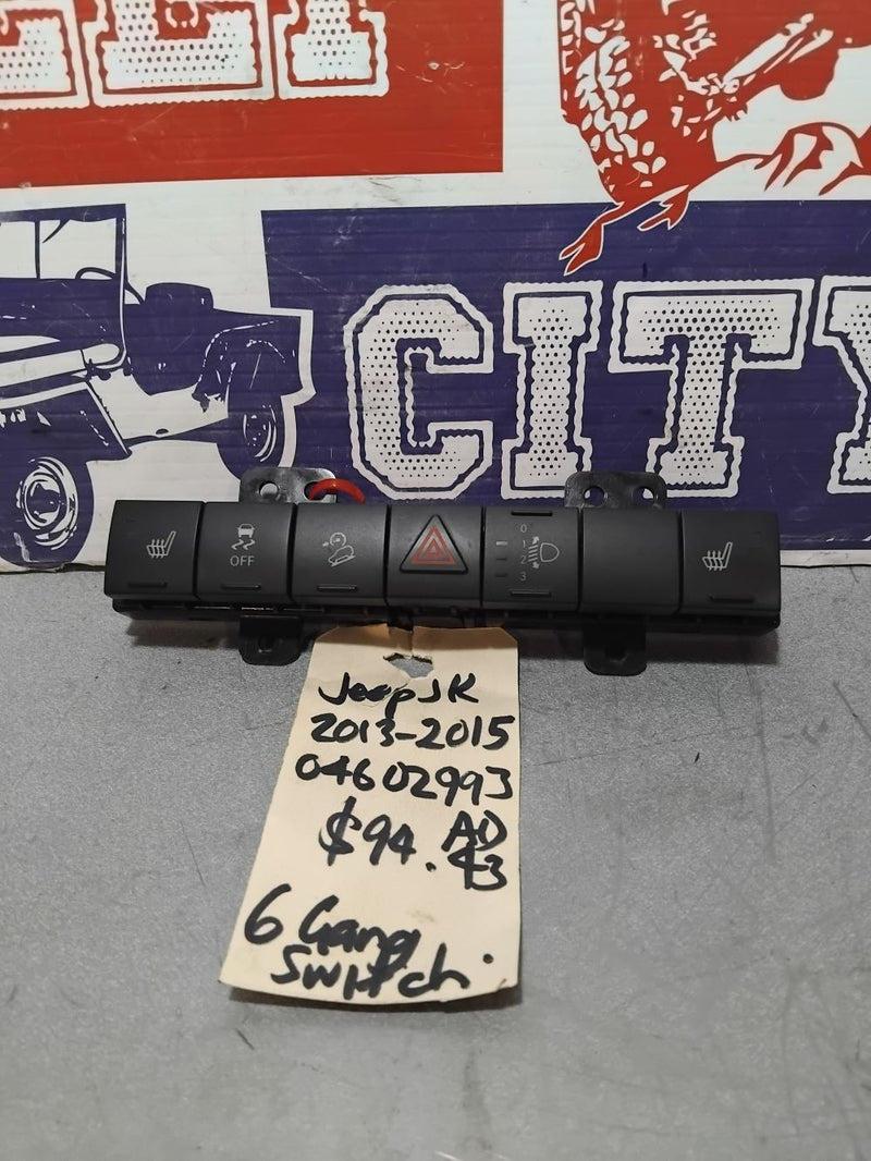 Switch 6 Gang Jeep JK Wrangler 04602993AD