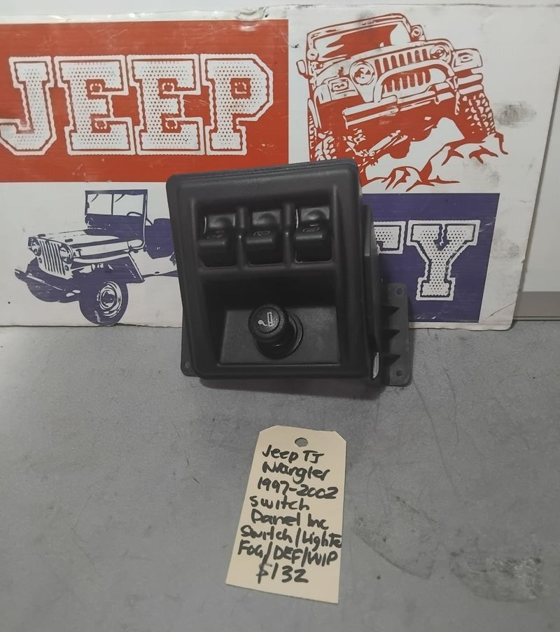 Switch Panel Jeep TJ Wrangler 56007327AB