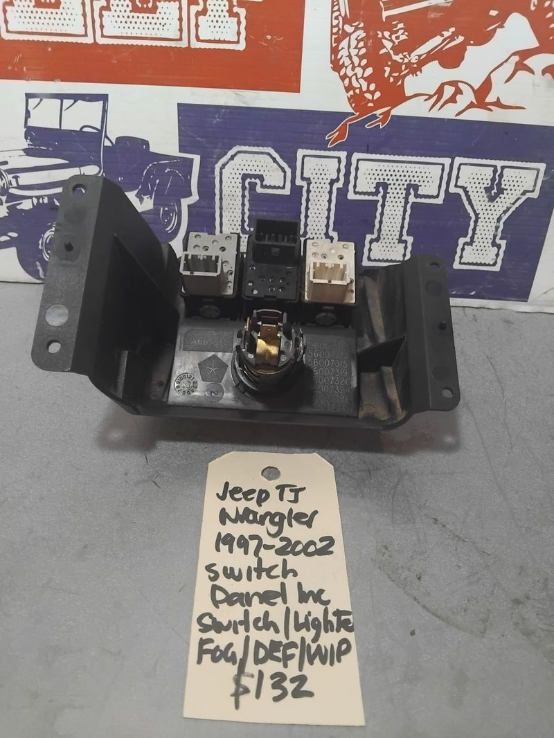 Switch Panel Jeep TJ Wrangler 56007327AB