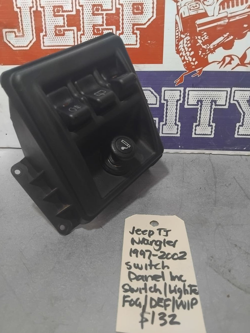 Switch Panel Jeep TJ Wrangler 56007327AB