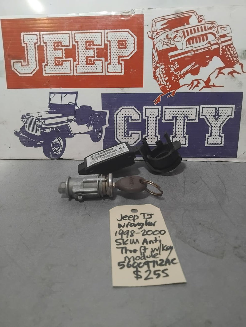 Key Barrel Anti Theft SKIM Module Jeep TJ Wrangler 56009712AC