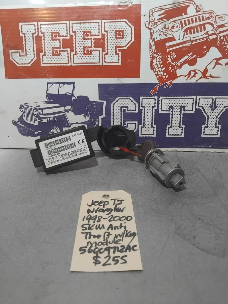 Key Barrel Anti Theft SKIM Module Jeep TJ Wrangler 56009712AC