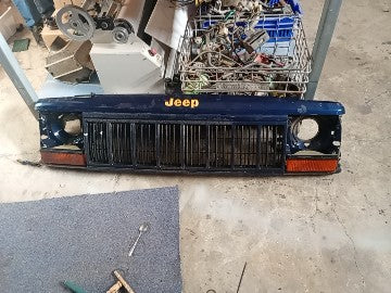 Header Panel Grill Surround Jeep XJ Cherokee Blue