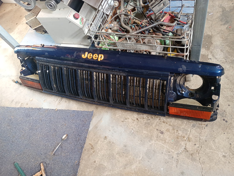 Header Panel Grill Surround Jeep XJ Cherokee Blue