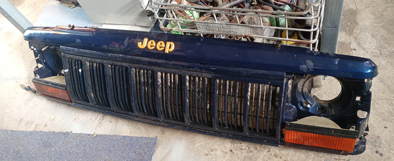 Header Panel Grill Surround Jeep XJ Cherokee Blue
