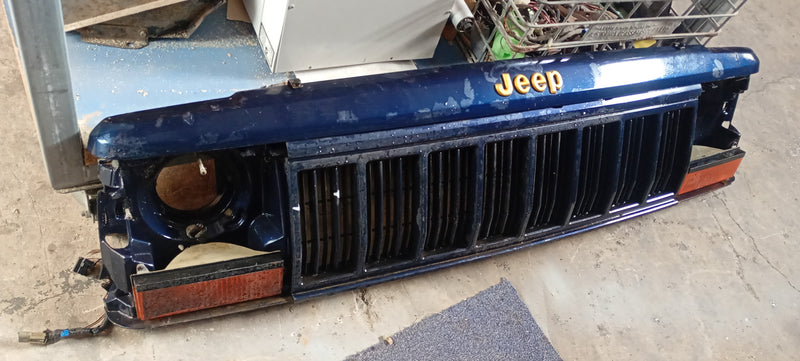 Header Panel Grill Surround Jeep XJ Cherokee Blue