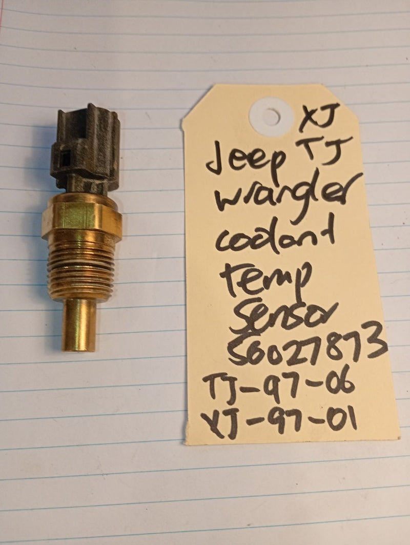 Sensor Coolant Temp Jeep 2.0L & 2.4L & 4.0L Engines 56027873