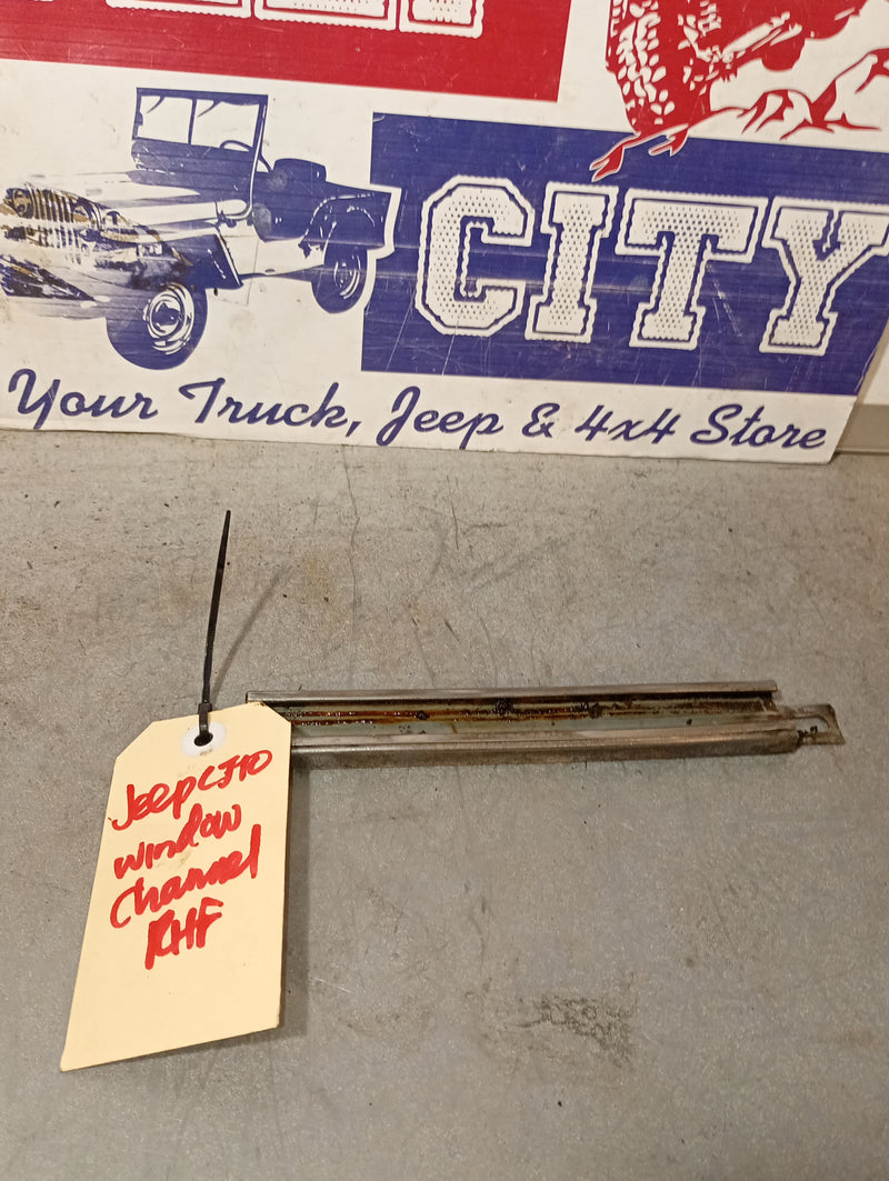 Window Channel RH Front Jeep CJ10