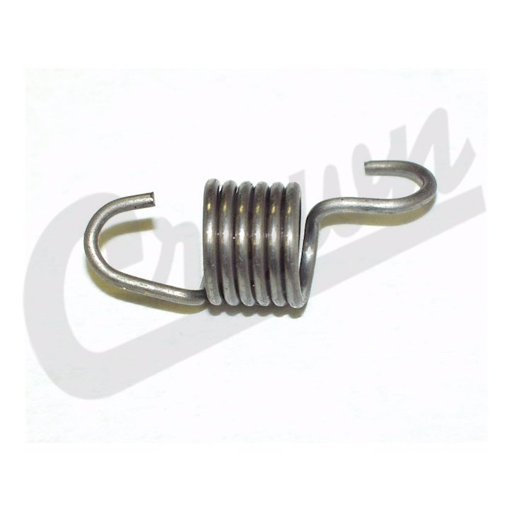 A small metal coil spring with two bent hooks, shown on a plain white background with a faint watermark.