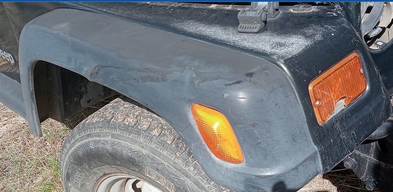 Fender RHF Jeep TJ Wrangler Green #1 1997-2006