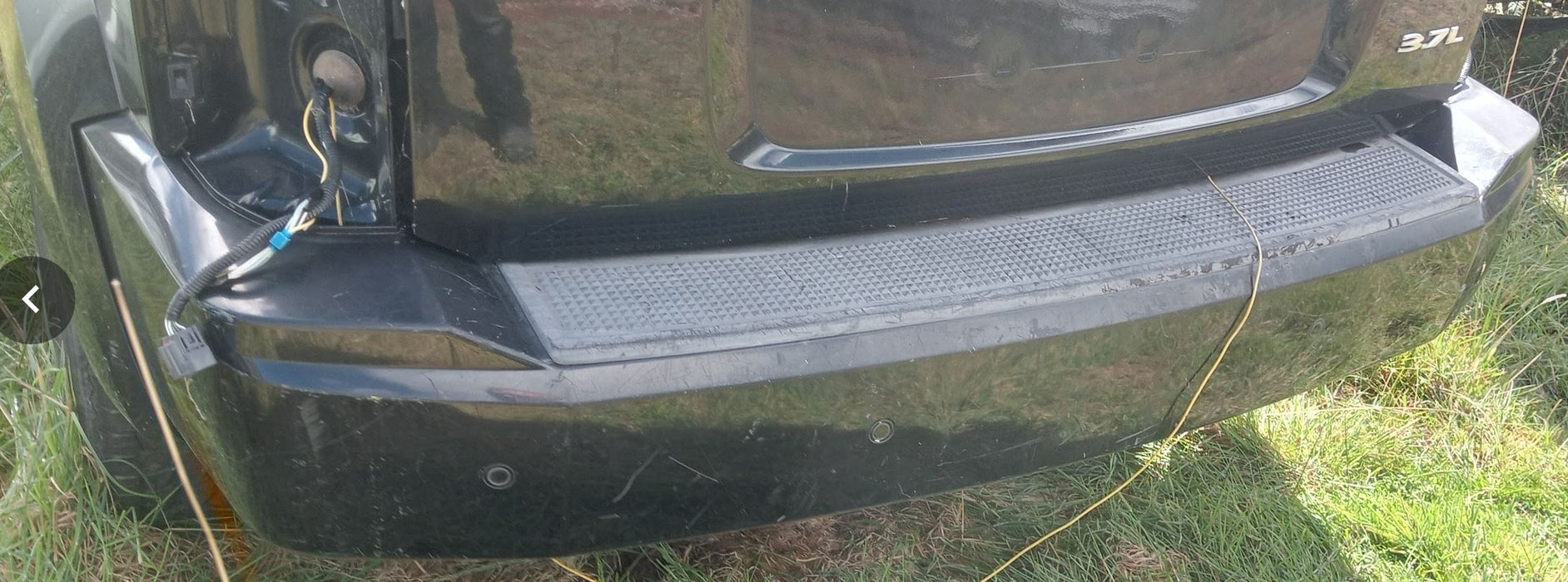 Bumper Rear Jeep KK Cherokee Black