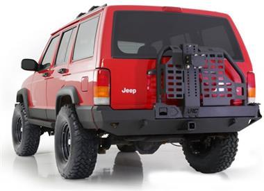 Smittybilt XJ Cherokee XRC ATlas Rear Bar and Tyre Carrier