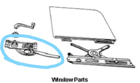 Window Mechanisms Jeep Willy’s pickup