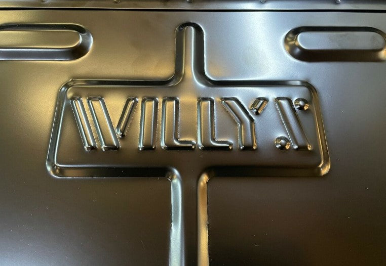 Tailgate Jeep CJ stamped "willys"