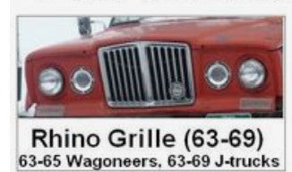 Grille Rhino Vintage Jeep 1963-1969