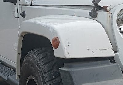 Flare Right Front Jeep JK Wrangler White