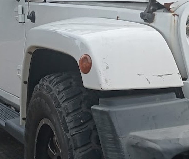 Flare Right Front Jeep JK Wrangler White