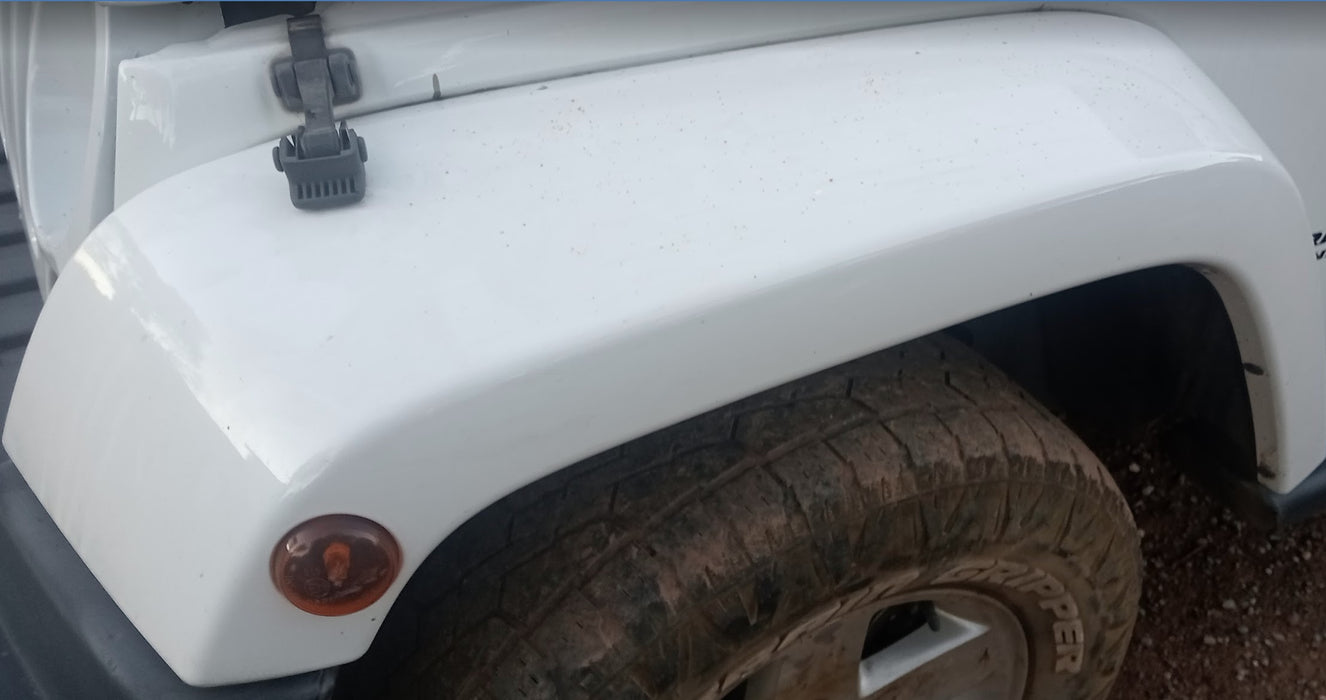 Flare Left Front Jeep JK Wrangler White