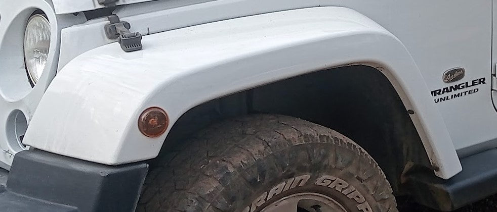 Flare Left Front Jeep JK Wrangler White