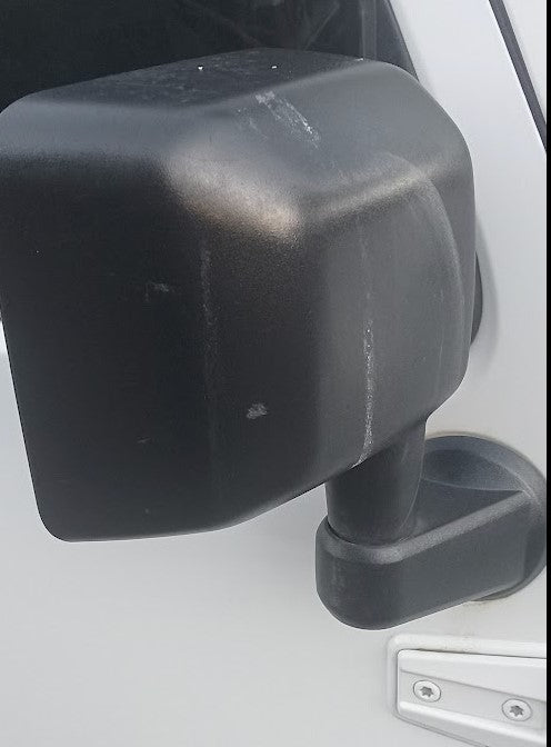 Mirror RHS Jeep JK Wrangler RHD Textured Black 68249852AD