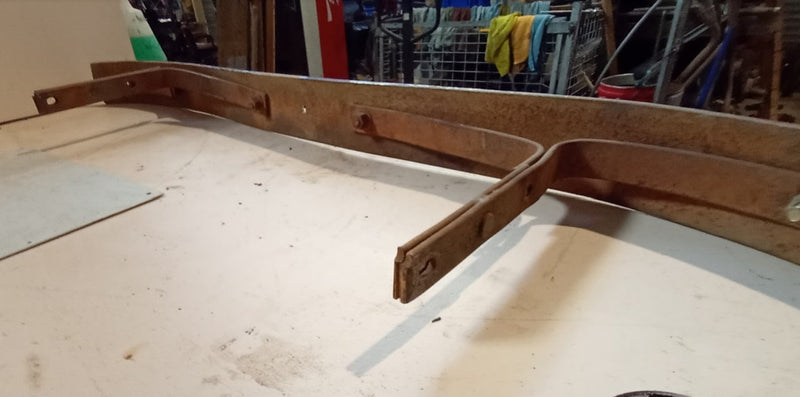 Bumper Rear Willys Jeep Rare Original