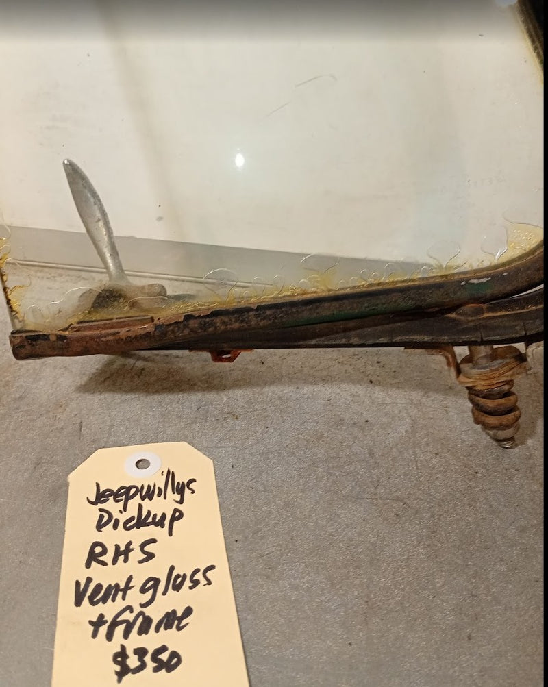 Frame Wing Vent Window RHS Willys Jeep Pickup 355