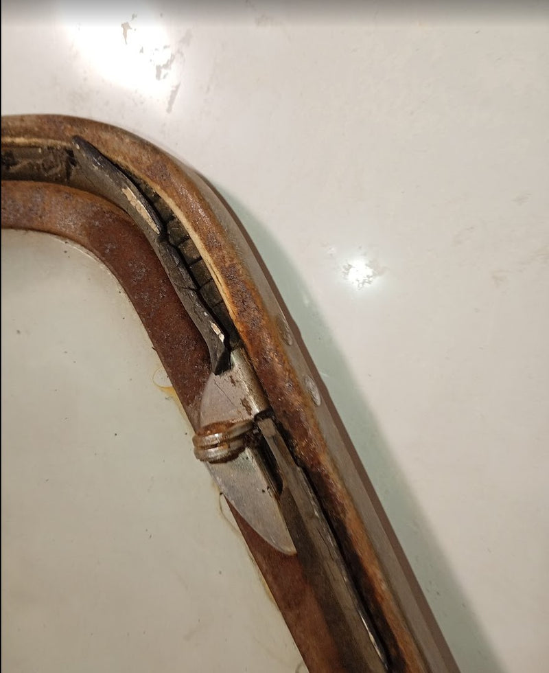 Frame Wing Vent Window RHS Willys Jeep Pickup Rust Broken