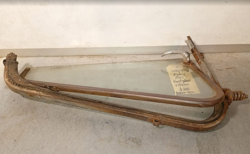 Frame Wing Vent Window RHS Willys Jeep Pickup Rust Broken
