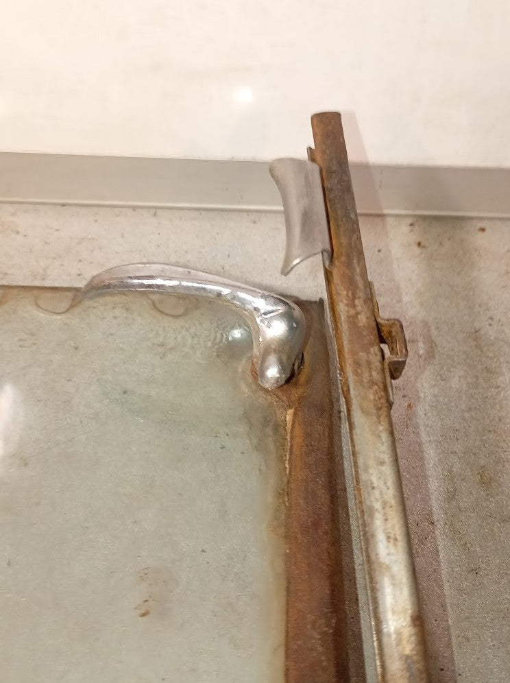 Frame Wing Vent Window RHS Willys Jeep Pickup Rust Broken