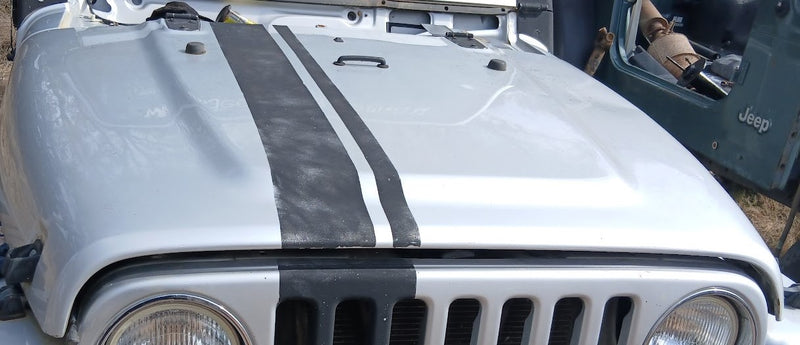 Bonnet/ Hood Jeep TJ Wrangler 1997-2006 Preowned Silver